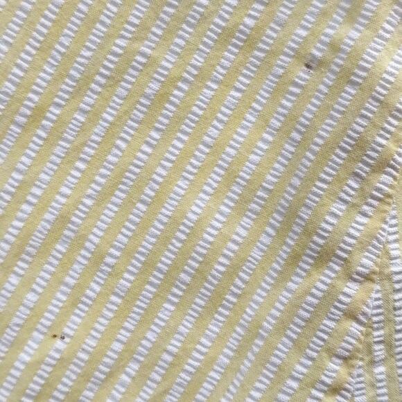 Vintage The Baby Duds of Oklahoma Yellow Seersucker Baby Summer Set *read - Picture 6 of 9